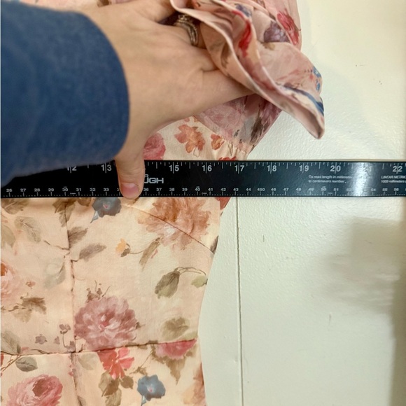 Angelic Chic Collection Floral V-Neck Pearl Dress, Size 34 - Picture 11 of 11